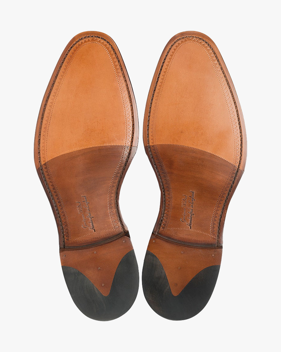 Loake 1880 Classic Aldwych Toe-Cap Oxford Shoe - Dark Brown | Loake Shoemakers Shoes | JEANSTORE