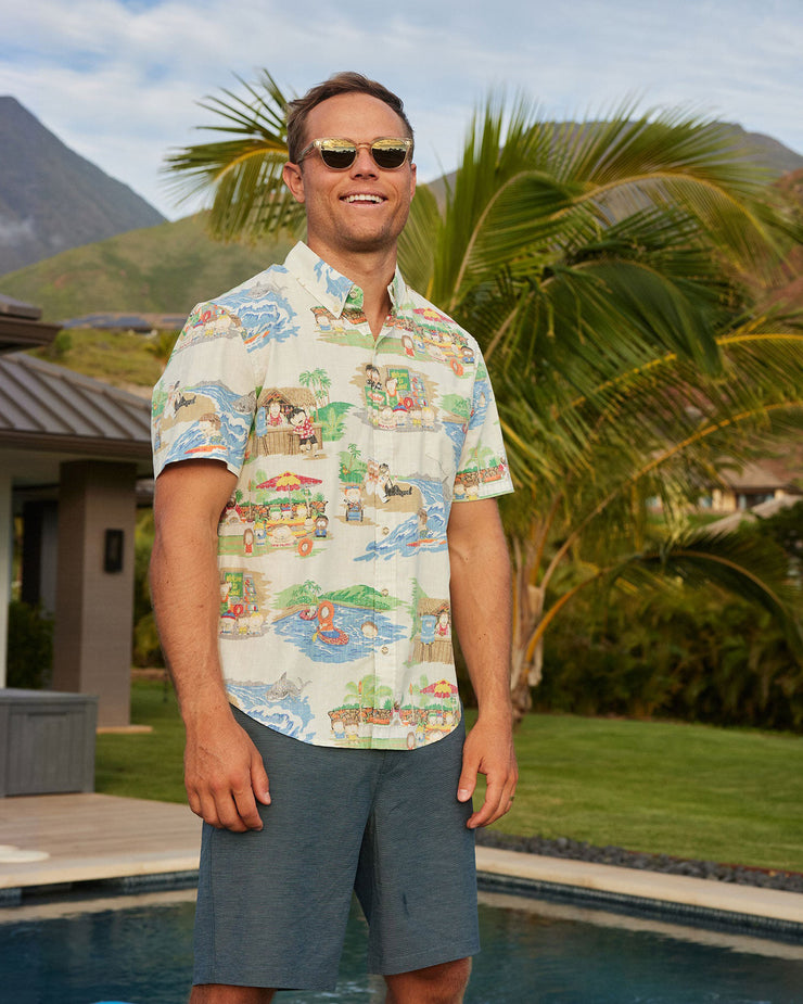 Reyn Spooner x South Park Mahalo Rewards Tailored Shirt - White