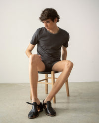 TA-CT Kern Linen T Shirt - Anthracite | TA-CT T Shirts | JEANSTORE