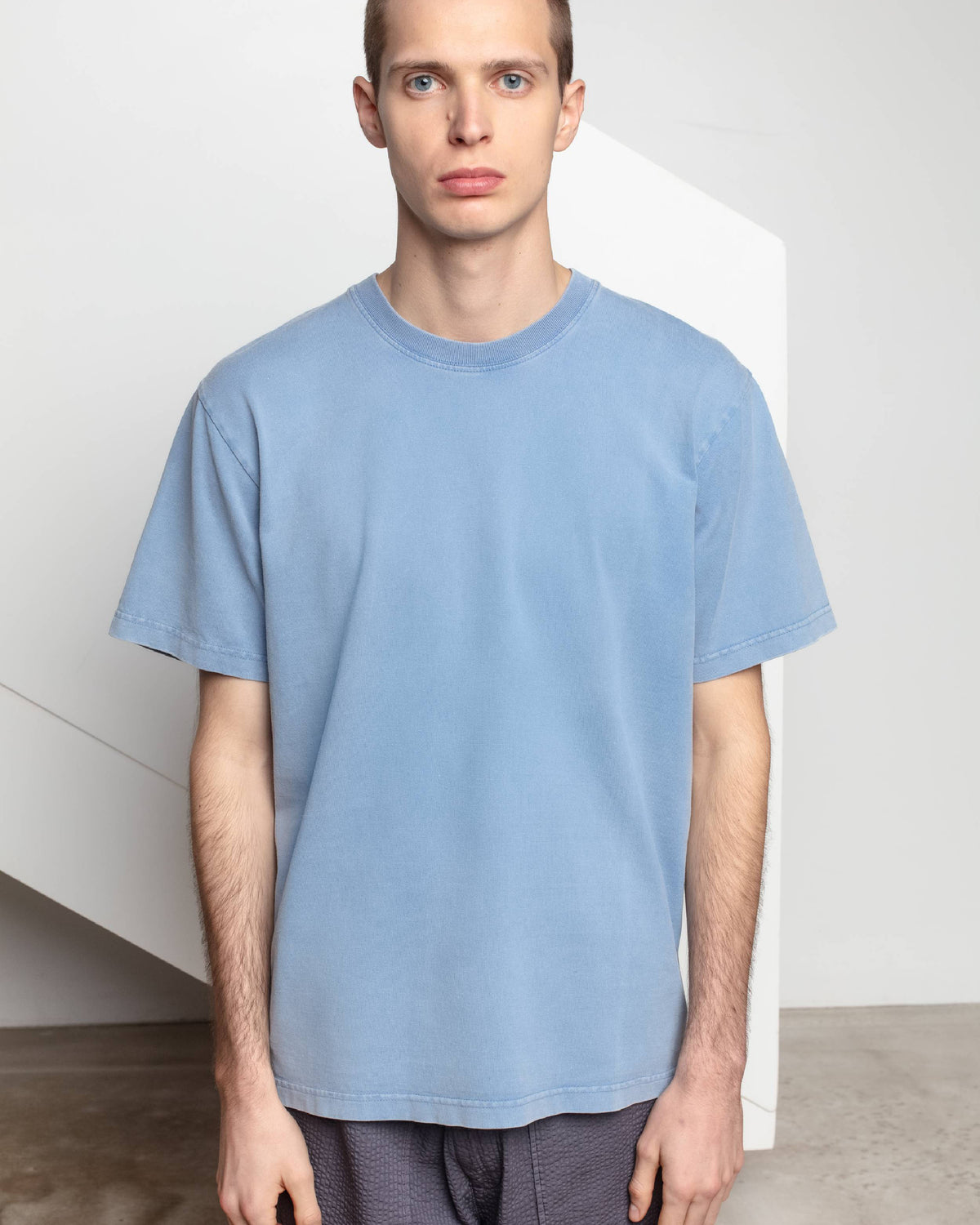 Le Mont St Michel Tade Vintage Tee - Blue