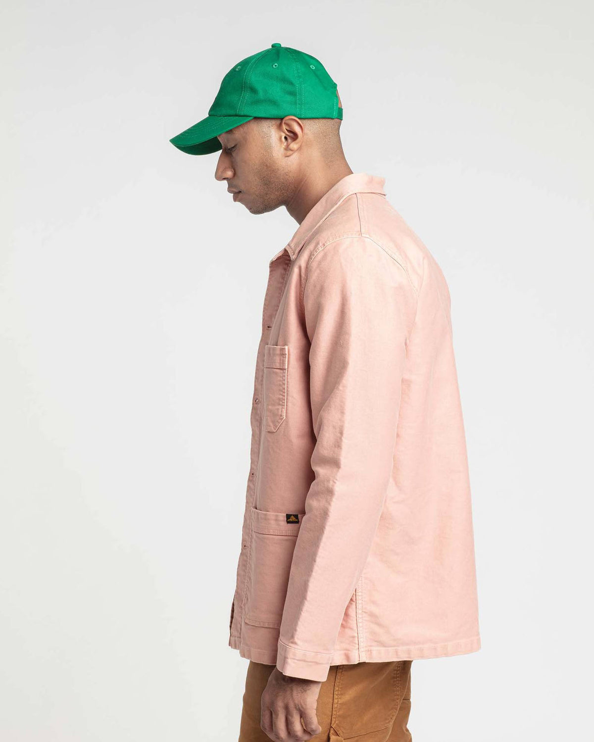 Le Mont St Michel Moleskin Authentic Work Jacket - Ash Pink | Le Mont St Michel Jackets & Coats | JEANSTORE