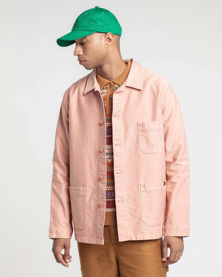 Le Mont St Michel Moleskin Authentic Work Jacket - Ash Pink | Le Mont St Michel Jackets & Coats | JEANSTORE