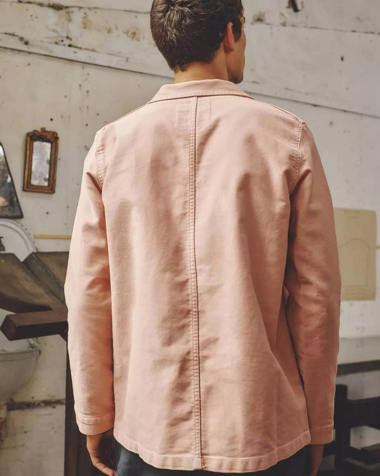 Le Mont St Michel Moleskin Authentic Work Jacket - Ash Pink | Le Mont St Michel Jackets & Coats | JEANSTORE