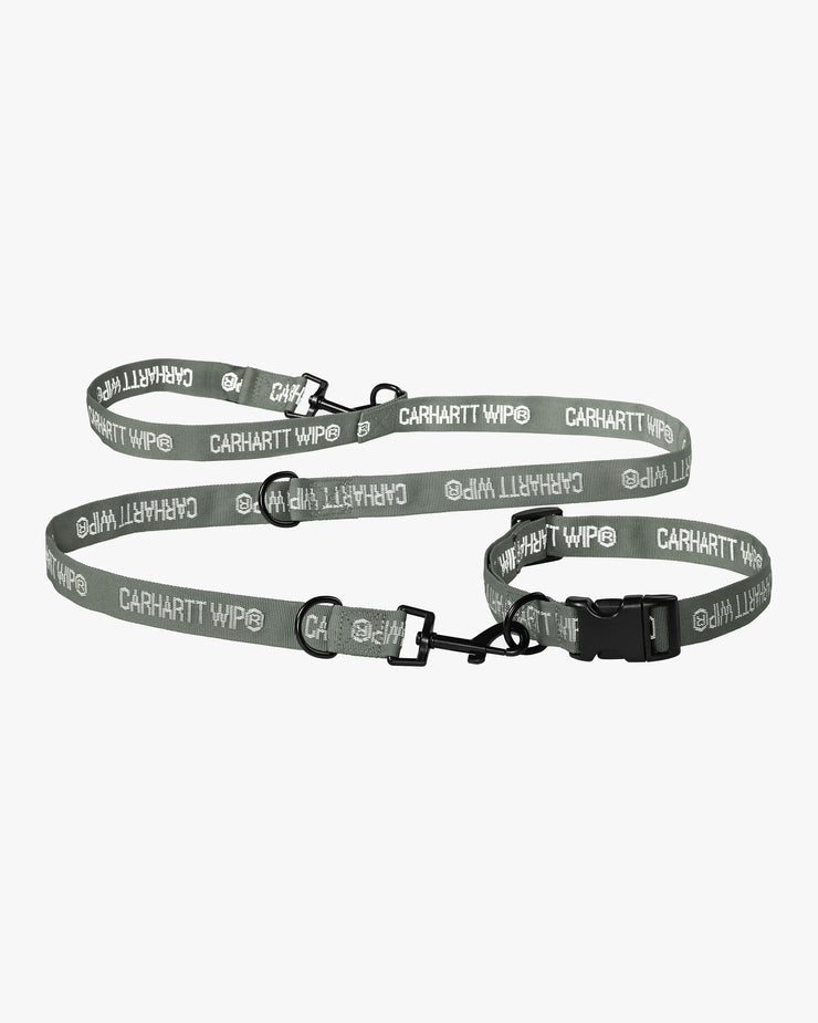 Carhartt WIP Tour Dog Leash & Collar - Smoke Green