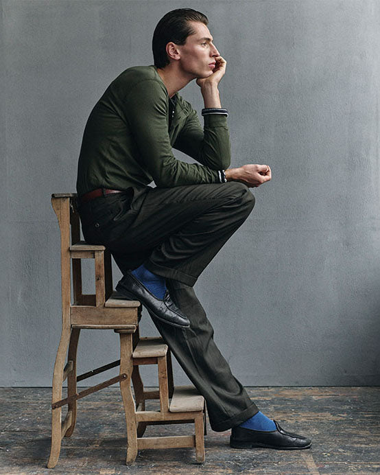 Hemen Biarritz Harri L/S Henley - Dark Forest Green | Hemen Biarritz Underwear | JEANSTORE