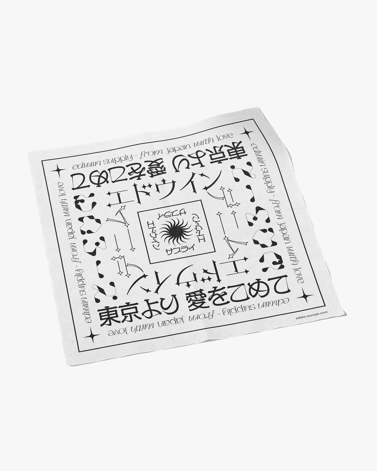 Edwin Napkins - White / Black