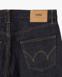 Edwin Made In Japan Regular Straight Mens Jeans - 13.5oz Kaihara Dark Pure Indigo Rainbow Selvage Denim / Blue Unwashed | Edwin Jeans | JEANSTORE
