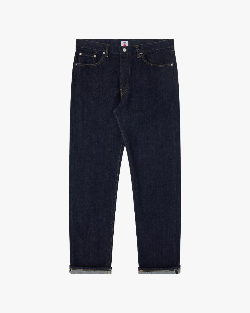Edwin Made In Japan Regular Straight Mens Jeans - 14oz Kurabo Recycled Red Selvage Denim / Blue Rinsed | Edwin Jeans | JEANSTORE
