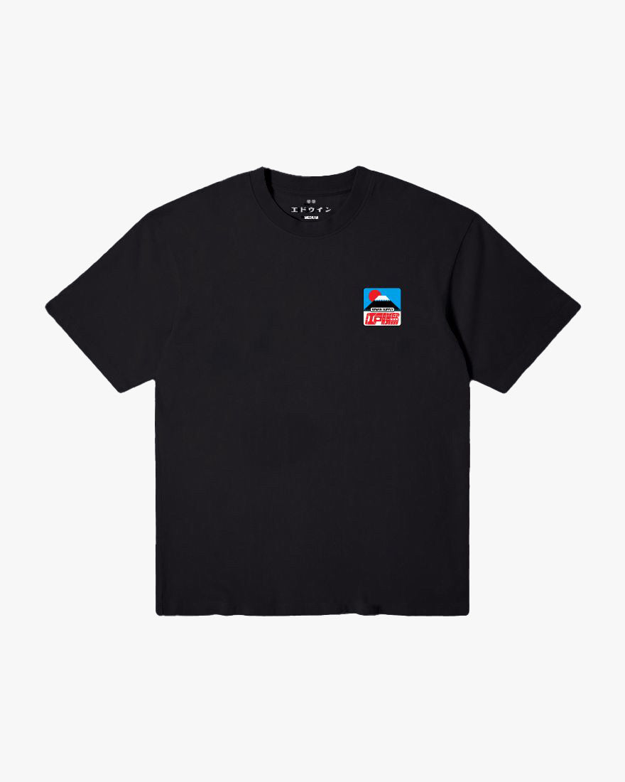Edwin Sunset On Fuji San Tee - Black
