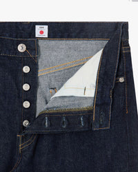 Edwin Made In Japan Regular Straight Mens Jeans - 14oz Kurabo Recycled Red Selvage Denim / Blue Rinsed | Edwin Jeans | JEANSTORE
