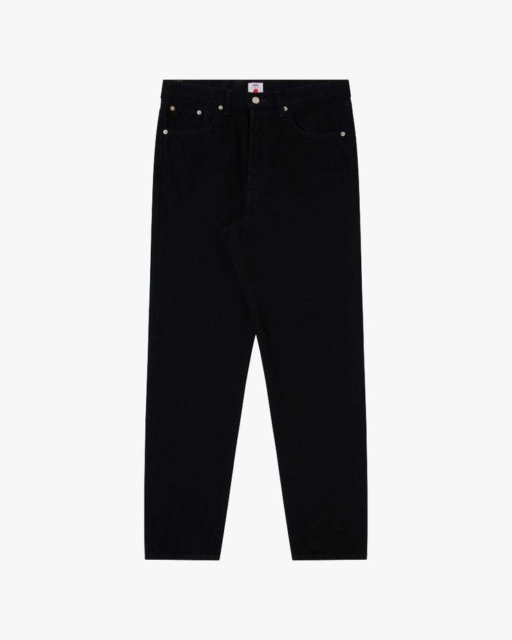 Edwin Made In Japan Regular Straight Mens Jeans - 13oz Kaihara Right Hand Denim / Black Unwashed