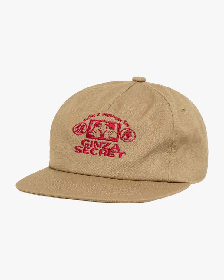 Edwin Ginza Secret 5 Panel Cap - Sand