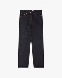 Edwin Made In Japan Regular Straight Mens Jeans - 13.5oz Kaihara Dark Pure Indigo Rainbow Selvage Denim / Blue Unwashed | Edwin Jeans | JEANSTORE