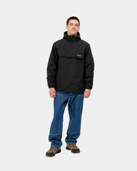 Carhartt WIP Windbreaker Pullover - Black / White | Carhartt WIP Jackets & Coats | JEANSTORE