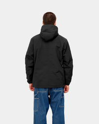 Carhartt WIP Windbreaker Pullover - Black / White | Carhartt WIP Jackets & Coats | JEANSTORE