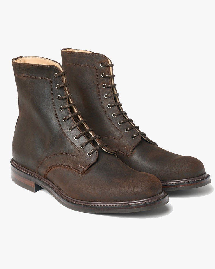 Cheaney Winterfold R Derby Boot - Brown Waxy Commander | Cheaney Shoes Boots | JEANSTORE