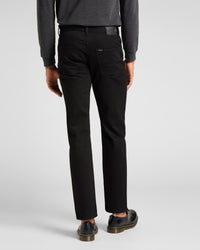 Lee Brooklyn Straight Regular Fit Mens Jeans - Clean Black | Lee Jeans | JEANSTORE