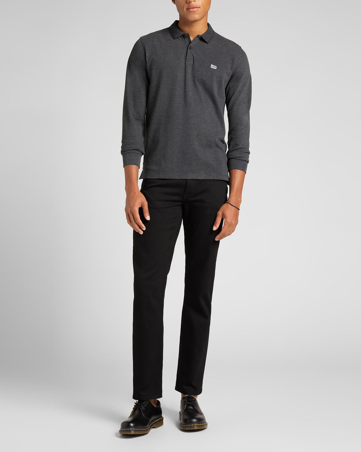 Lee Brooklyn Straight Regular Fit Mens Jeans - Clean Black | Lee Jeans | JEANSTORE