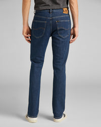 Lee Brooklyn Straight Regular Fit Mens Jeans - Dark Stonewash | Lee Jeans | JEANSTORE