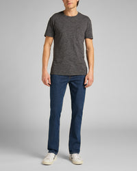 Lee Brooklyn Straight Regular Fit Mens Jeans - Dark Stonewash | Lee Jeans | JEANSTORE