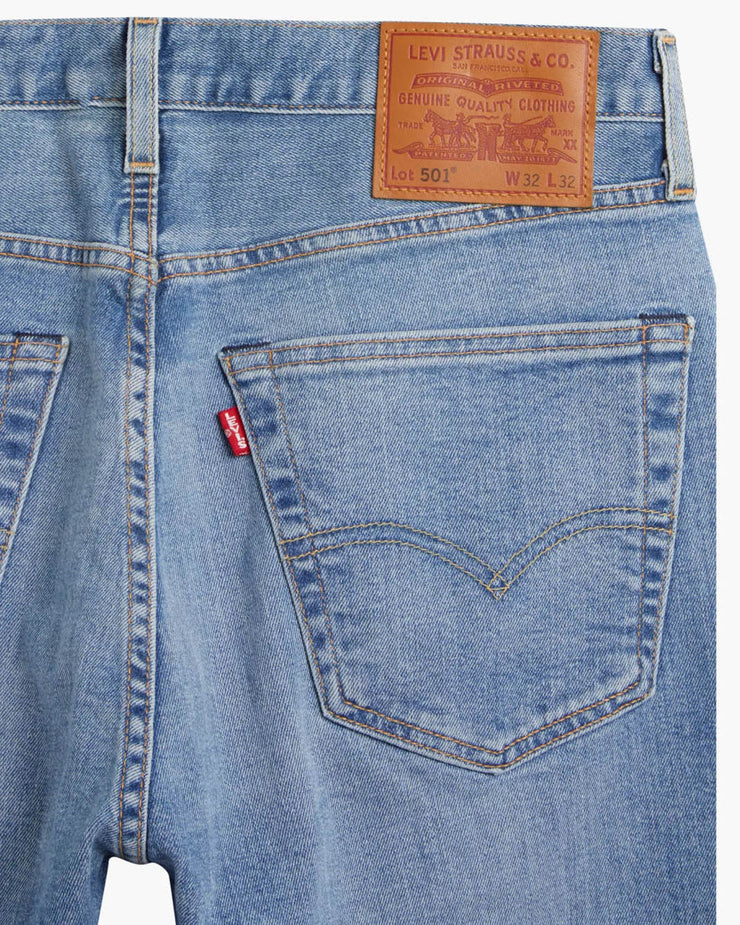 Levi's® 501 Original Regular Fit Mens Jeans - Z1540 Light Indigo Worn In | Levi's® Jeans | JEANSTORE