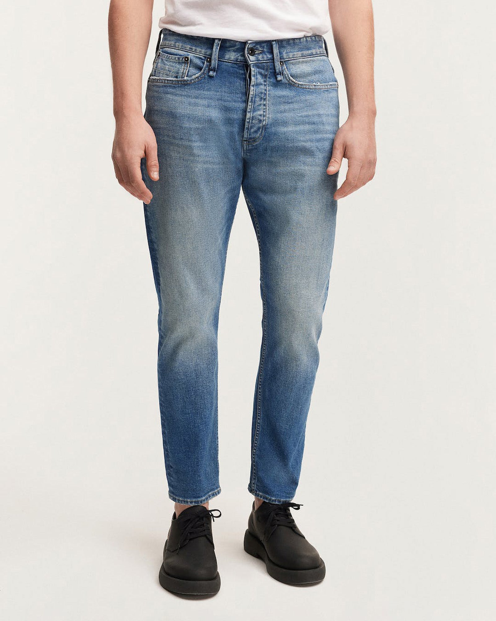 Denham Taper Relaxed Tapered Mens Jeans - SWM / Medium