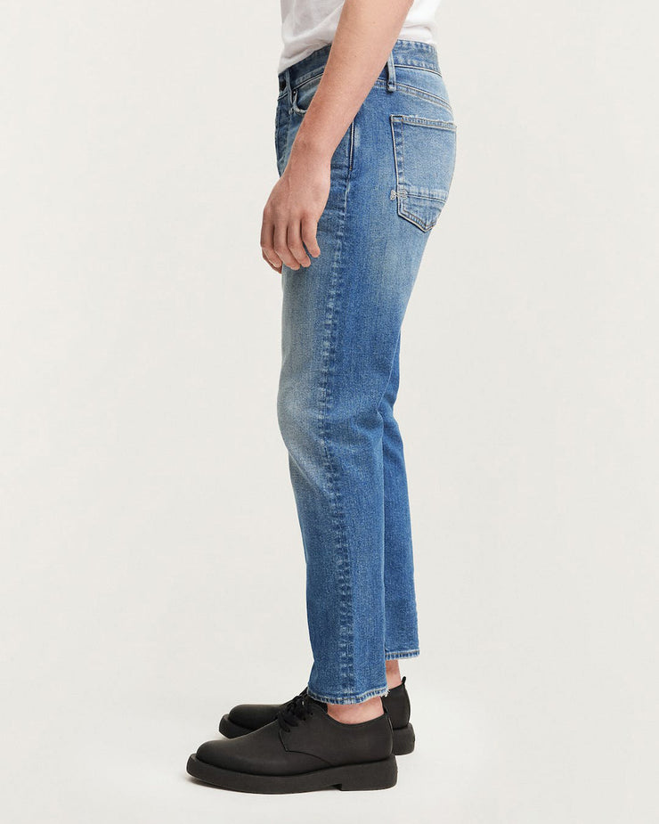 Denham Taper Relaxed Tapered Mens Jeans - SWM / Medium Stonewashed Indigo | Denham Jeans | JEANSTORE