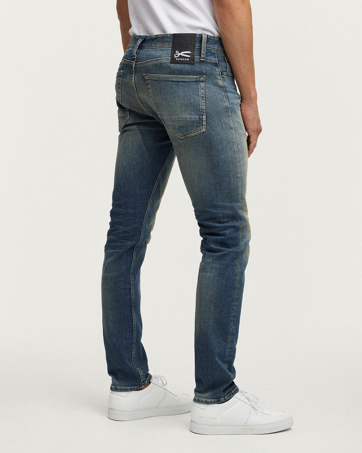 Denham Razor Made In Italy Slim Tapered Mens Jeans - MIIMW / Medium Wash