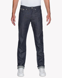 Naked & Famous Denim Weird Guy Regular Tapered Mens Jeans - Indigo Selvedge | Naked & Famous Denim Jeans | JEANSTORE