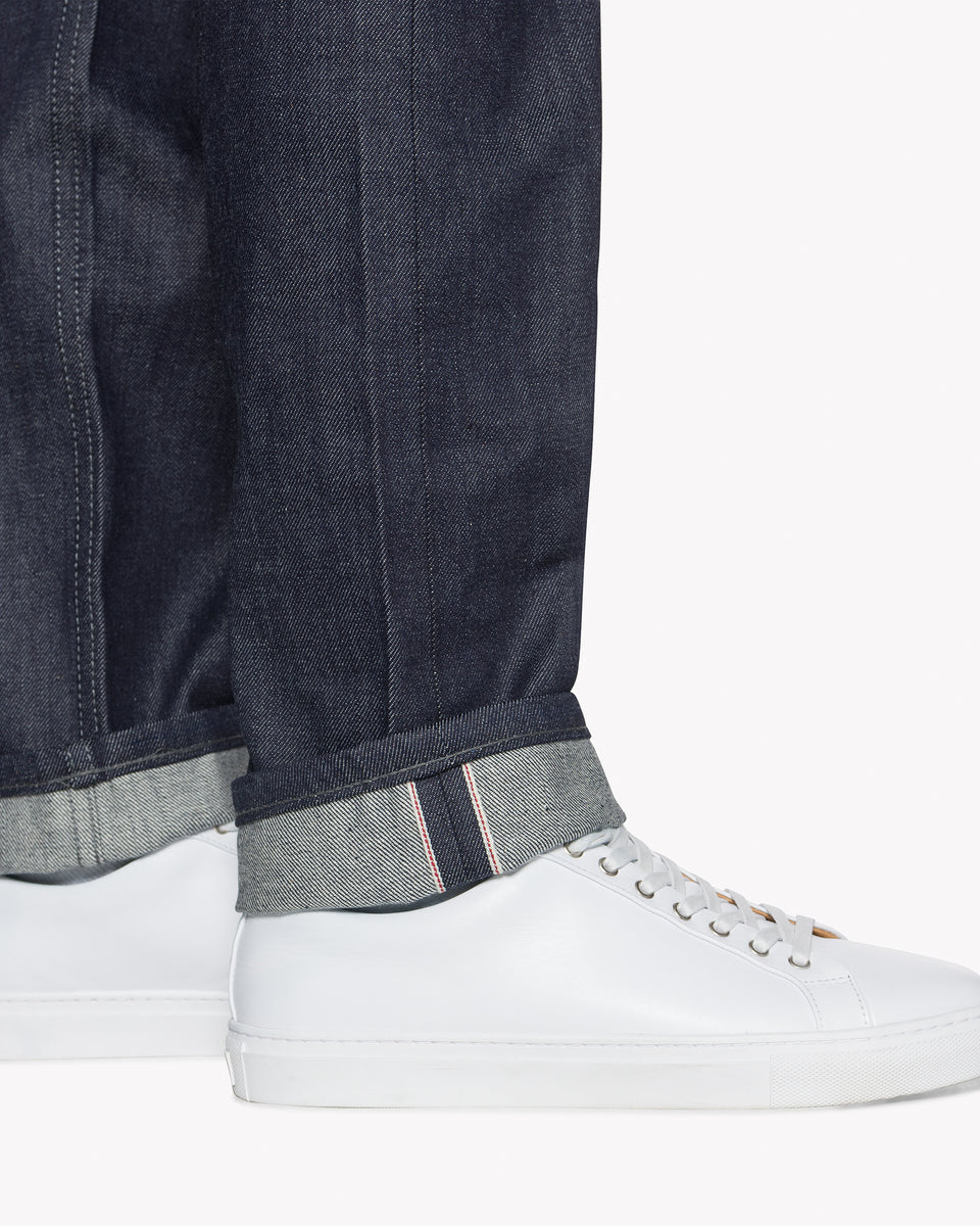 Naked & Famous Denim Weird Guy Regular Tapered Mens Jeans - Indigo Selvedge | Naked & Famous Denim Jeans | JEANSTORE