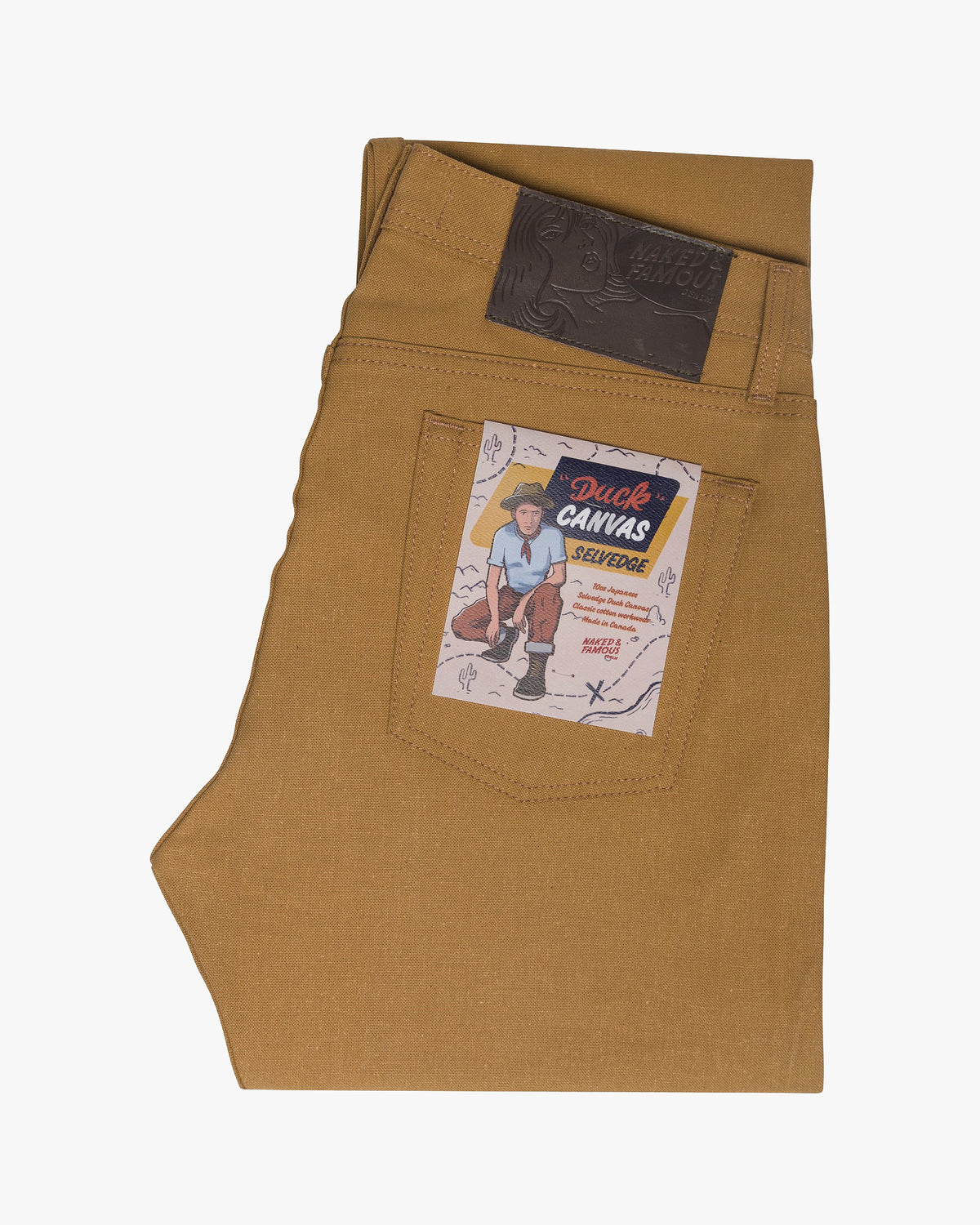 Naked & Famous Denim Weird Guy Regular Tapered Mens Jeans - Duck Canvas Selvedge | Naked & Famous Denim Jeans | JEANSTORE