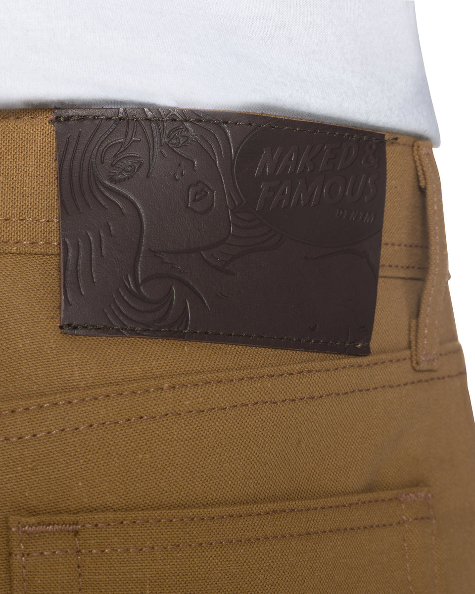 Naked & Famous Denim Weird Guy Regular Tapered Mens Jeans - Duck Canvas Selvedge | Naked & Famous Denim Jeans | JEANSTORE