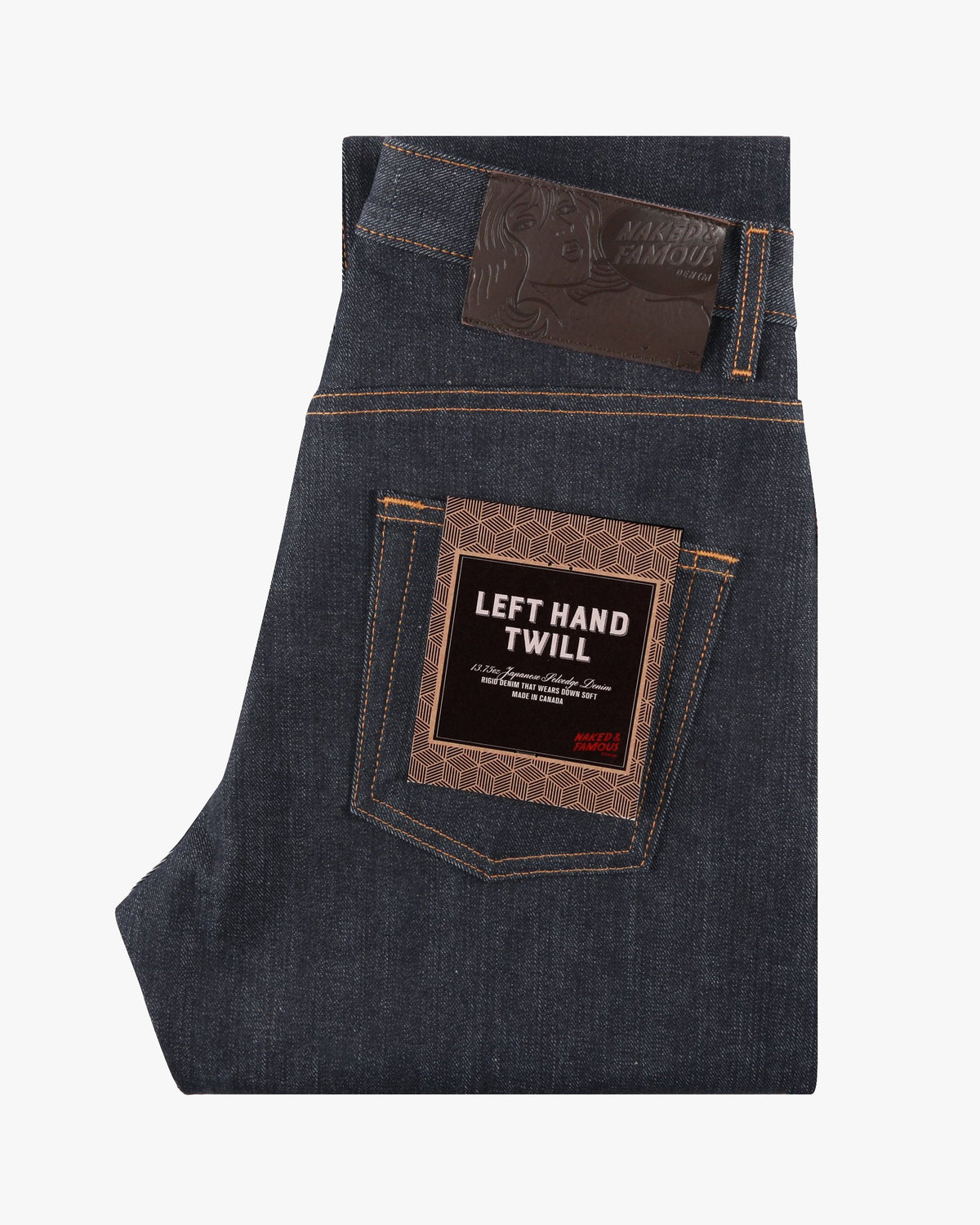 Naked & Famous Denim Easy Guy Relaxed Tapered Mens Jeans - Left Hand Twill Selvedge | Naked & Famous Denim Jeans | JEANSTORE