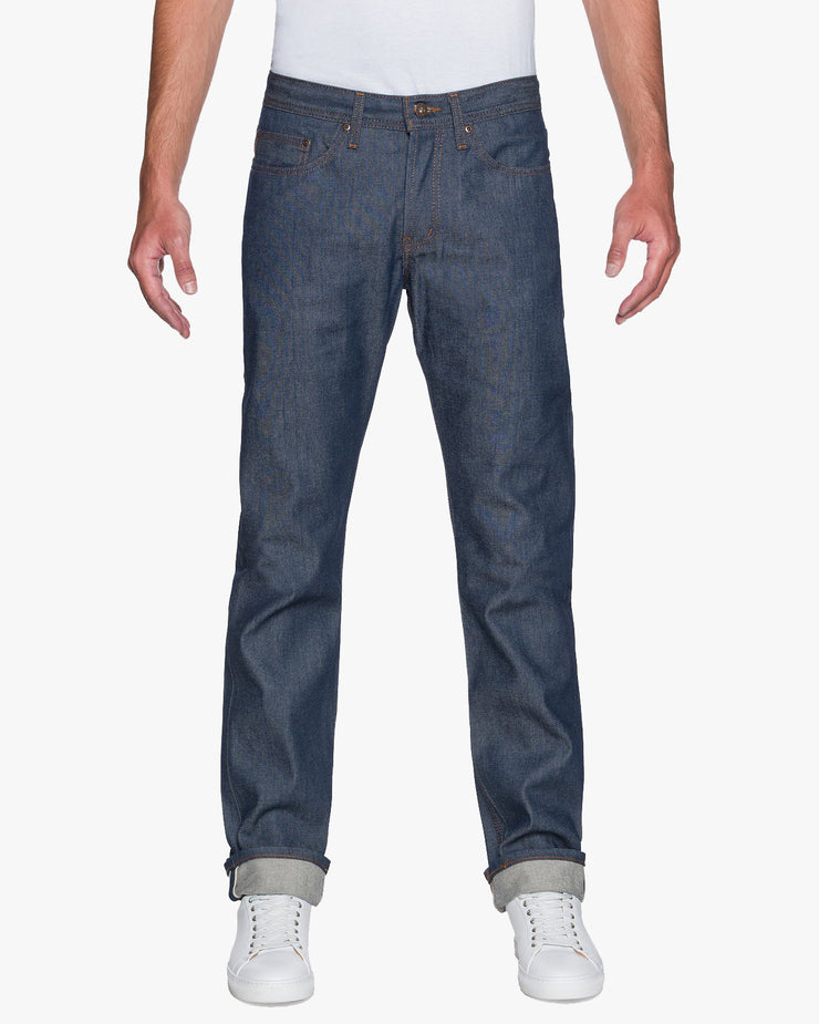 Naked & Famous Weird Guy Regular Tapered Mens Jeans - Natural Indigo S ...