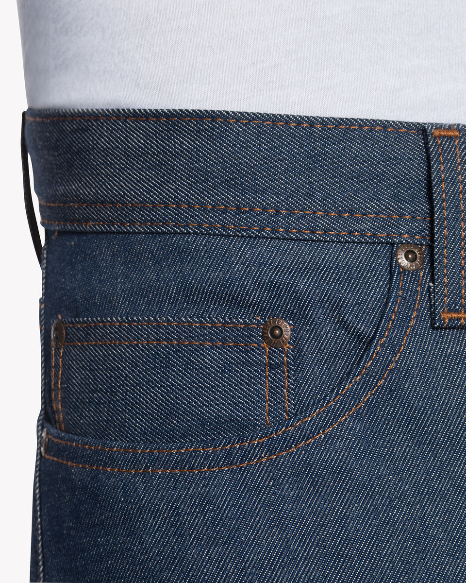 Naked & Famous Denim Weird Guy Regular Tapered Mens Jeans - Natural Indigo Selvedge | Naked & Famous Denim Jeans | JEANSTORE