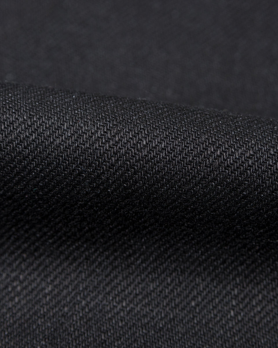 Naked & Famous Denim Weird Guy Regular Tapered Mens Jeans - Solid Black Selvedge | Naked & Famous Denim Jeans | JEANSTORE