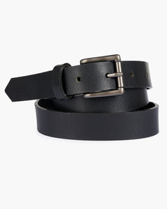 Naked & Famous Denim Buffalo Leather Belt - Black