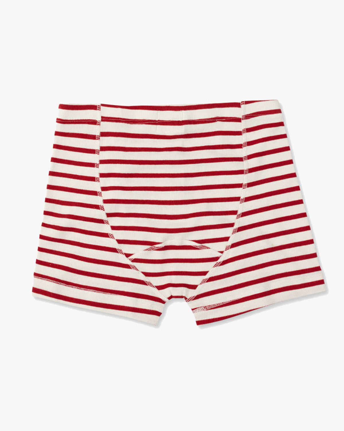 Hemen Biarritz Albar Breton Stripe Boxer Brief - Natural / Red | Hemen Biarritz Underwear | JEANSTORE