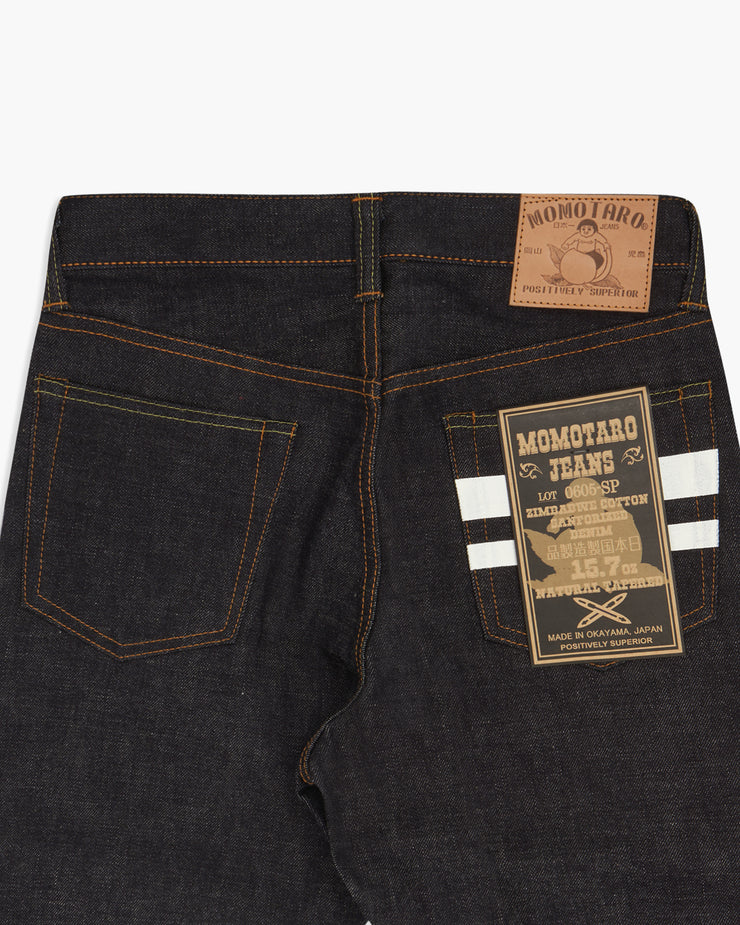 Momotaro Natural Tapered Mens Jeans - 15.7oz Zimbabwe Cotton Selvedge Denim / GTB Stripe | Momotaro Jeans Jeans | JEANSTORE