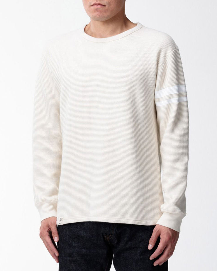 Momotaro Jeans GTB Thermal L/S Tee - Natural