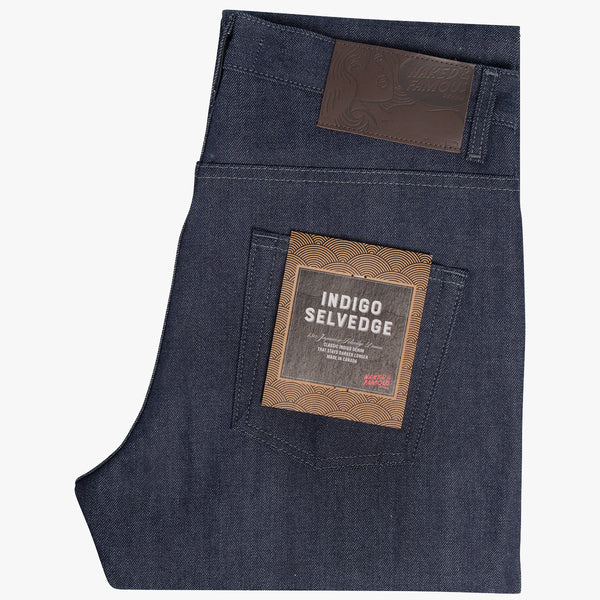 Naked & Famous Denim Easy Guy Relaxed Tapered Mens Jeans - Indigo Selvedge | Naked & Famous Denim Jeans | JEANSTORE