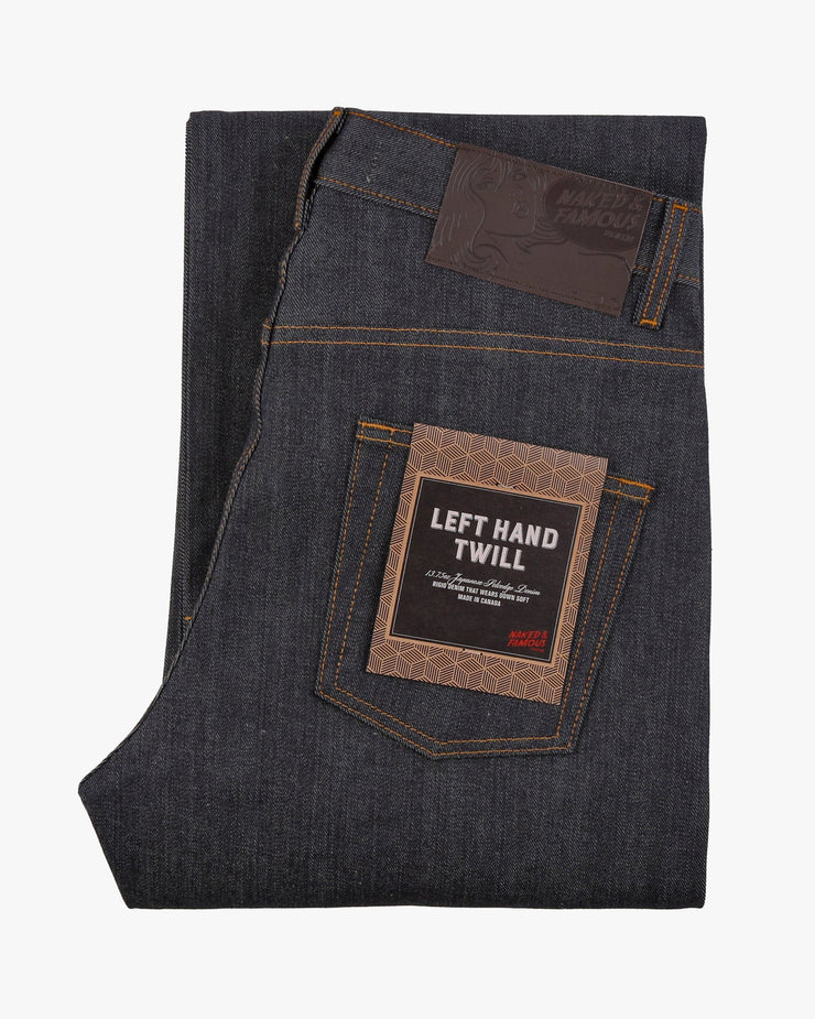 Naked & Famous Strong Guy Relaxed Straight Mens Jeans - Left Hand Twill Selvedge / Indigo | Naked & Famous Denim Jeans | JEANSTORE