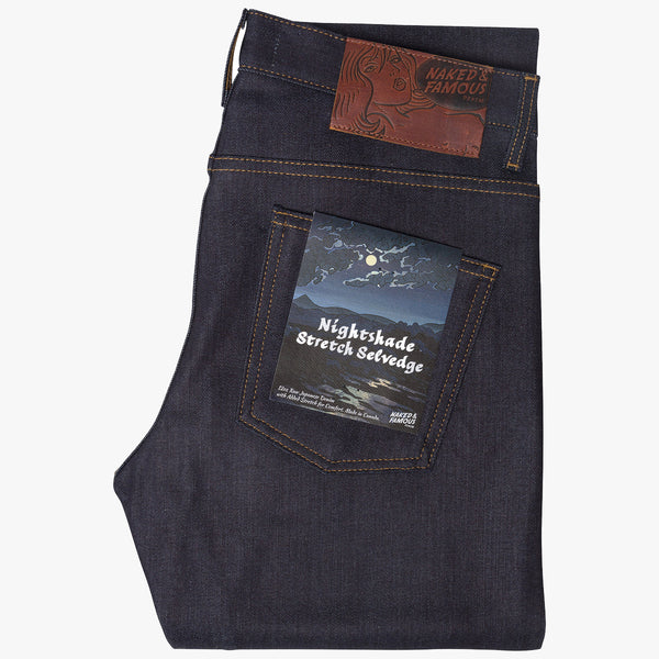 Naked & Famous Denim Super Guy Skinny Mens Jeans - Nightshade Stretch Selvedge | Naked & Famous Denim Jeans | JEANSTORE