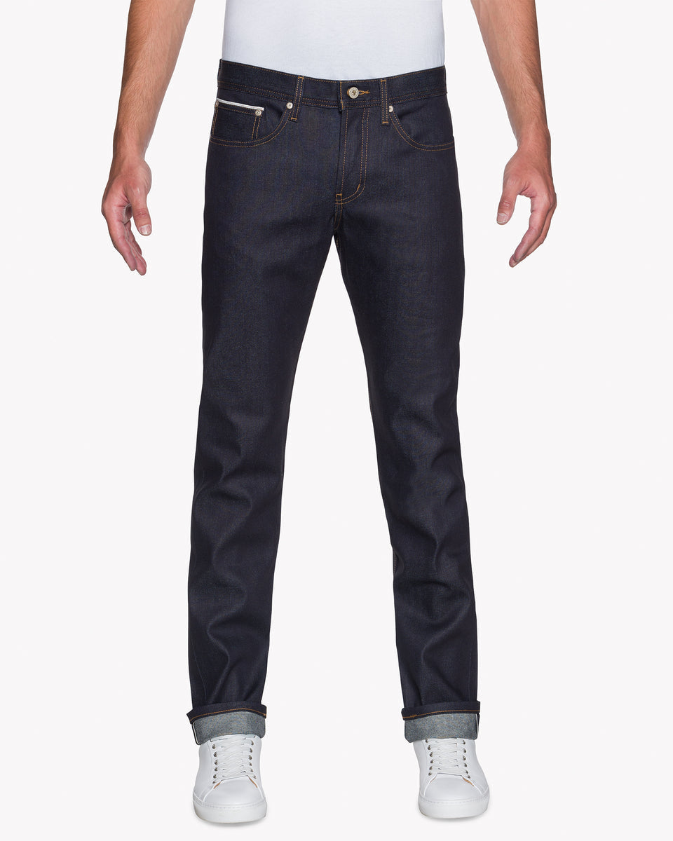 Naked & Famous Weird Guy Regular Tapered Mens Jeans - Nightshade Stret ...