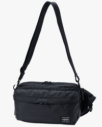 Porter-Yoshida & Co. Force 2-Way Waist Bag - Black | Porter-Yoshida & Co. Bags | JEANSTORE