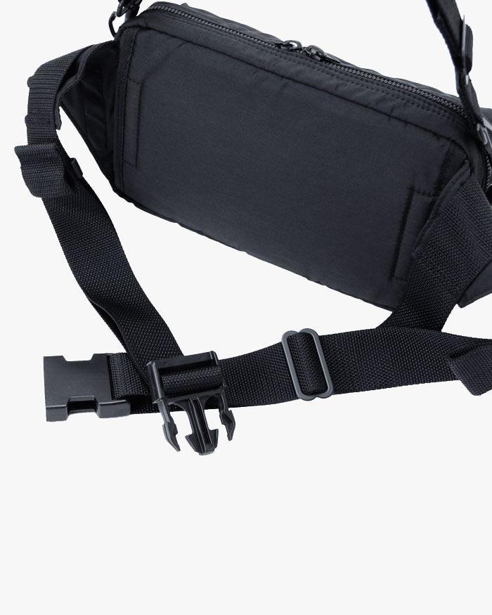 Porter-Yoshida & Co. Force 2-Way Waist Bag - Black | Porter-Yoshida & Co. Bags | JEANSTORE