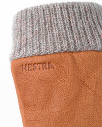 Hestra Womens Idun Wool Lined Deerskin Leather Gloves - Cork | Hestra Gloves | JEANSTORE