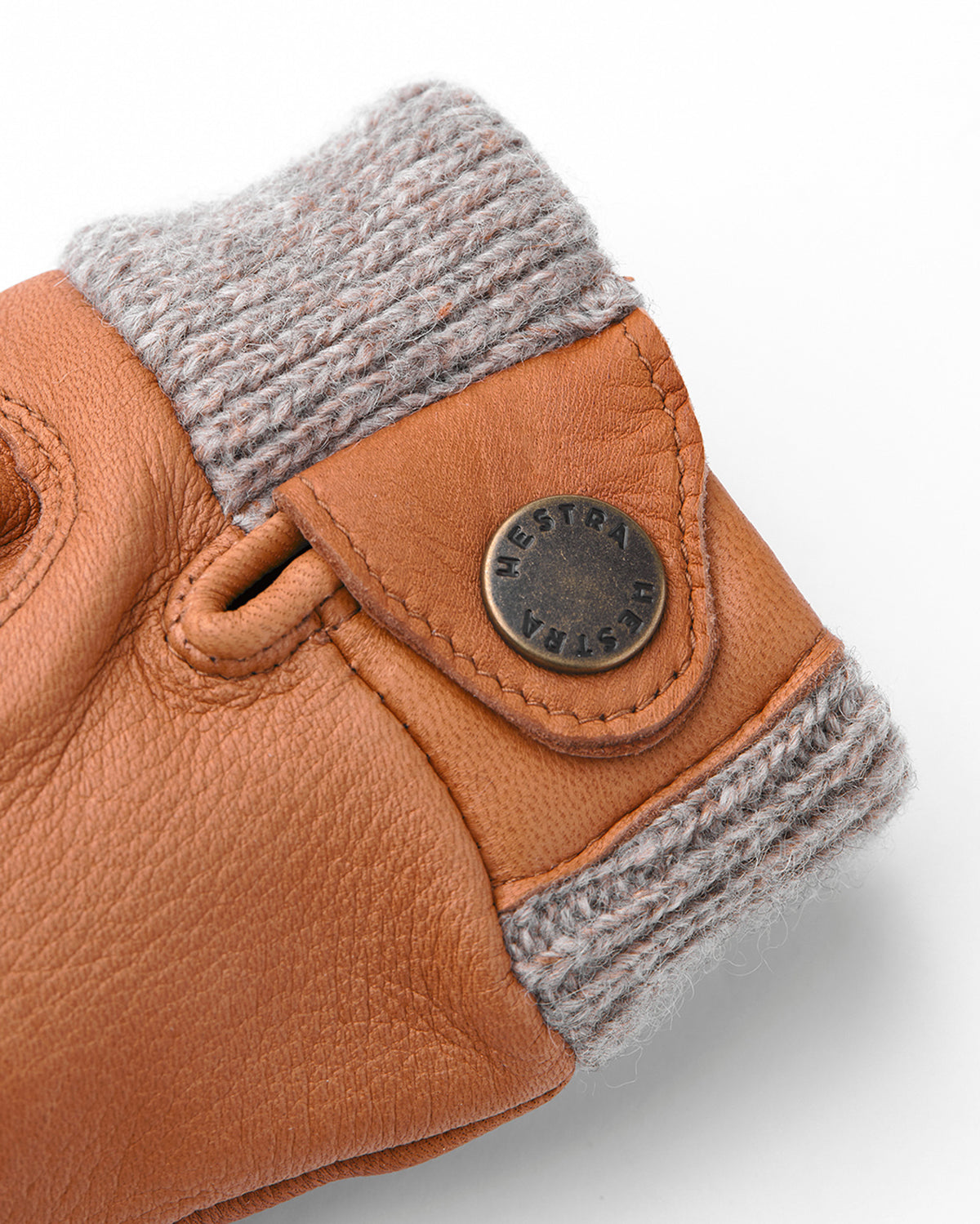 Hestra Womens Idun Wool Lined Deerskin Leather Gloves - Cork | Hestra Gloves | JEANSTORE