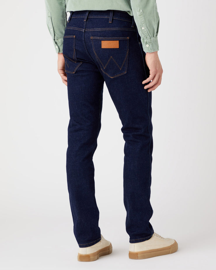 Wrangler Larston Slim Tapered Mens Jeans - Day Drifter | Wrangler Jeans | JEANSTORE