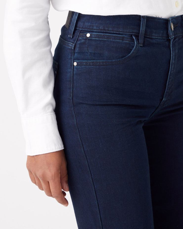 Wrangler Womens Body Bespoke Straight Fit Jeans - Blue Black | Wrangler Jeans | JEANSTORE
